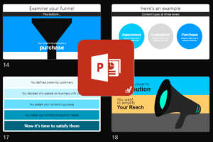قالب پاورپوینت برنامه بازاریابی محتوا