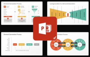 قالب پاورپوینت فرآیند تولید تقاضا