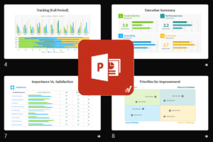 قالب پاورپوینت داشبورد کمپین بازاریابی